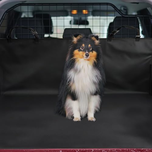 Sporgo Kofferraumschutz Hund: Universal Kofferraumschutz mit Seiten und Ladekantenschutz, Kofferraum Hundedecke Schutzmatte Wasserdicht rutschfest Kratzfest, Kofferraumdecke Hunde für Auto