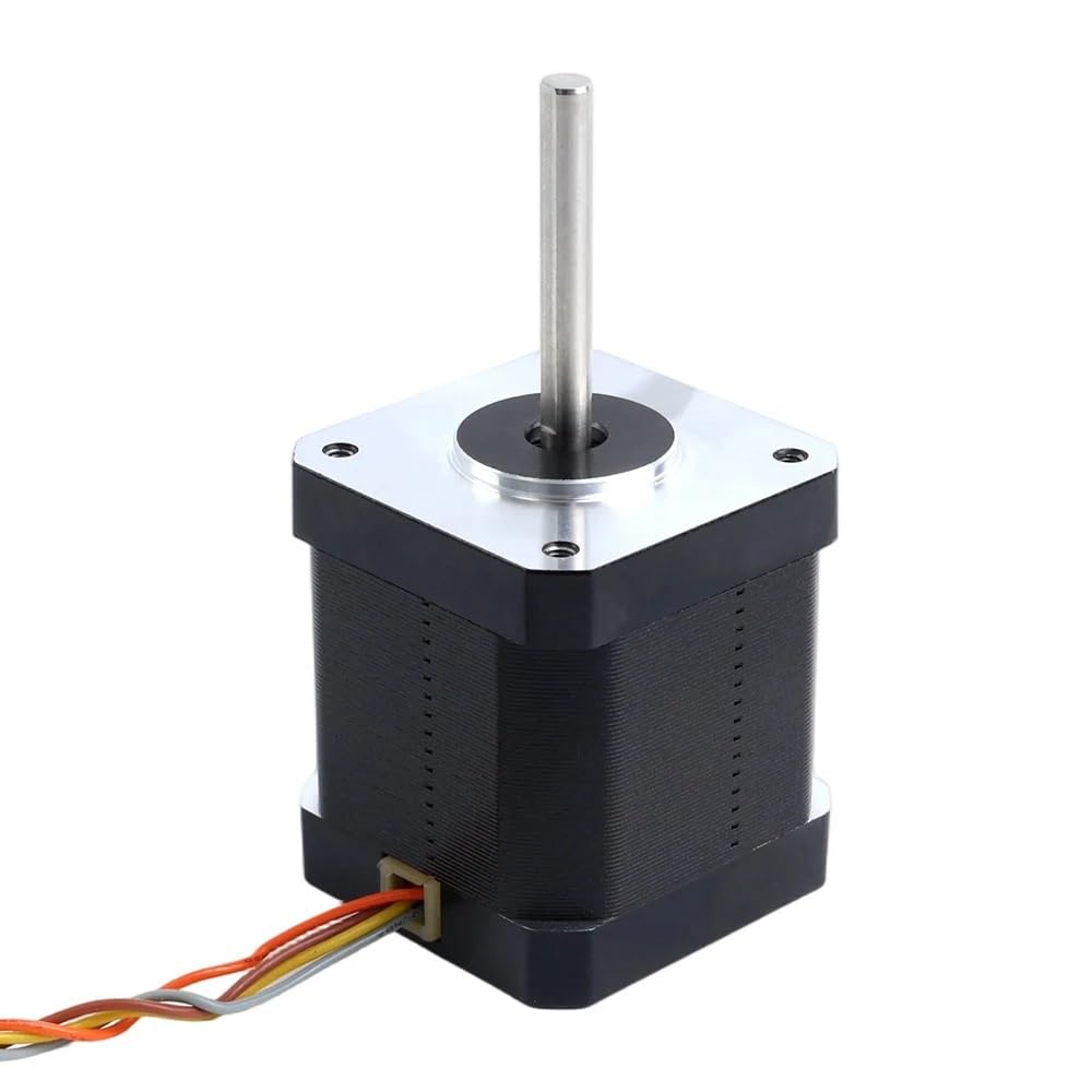 For STEPPERONLINE Nema 17 Motor Paso A Paso De Alta Temperatura 38mm Φ5mm Eje De Corte D 55Ncm 42 Pasos Aislamiento Clase H 180C Y Conector