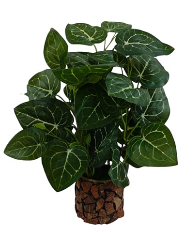 Best Artificial Hanging Plants for Your Home 34 Artificial Philodendron Plant with Variegated Leaves in Decorativ...