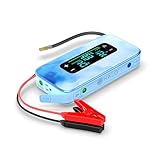 HALO Bolt Ultimate 3 Portable Car Battery Jump Starter | 130 PSI Air Compressor, 55.5Wh USB Power Bank, Large Display, Emergency Floodlight & Charger, Jumps Cars SUVs & Trucks, Inflates Tires — Blue