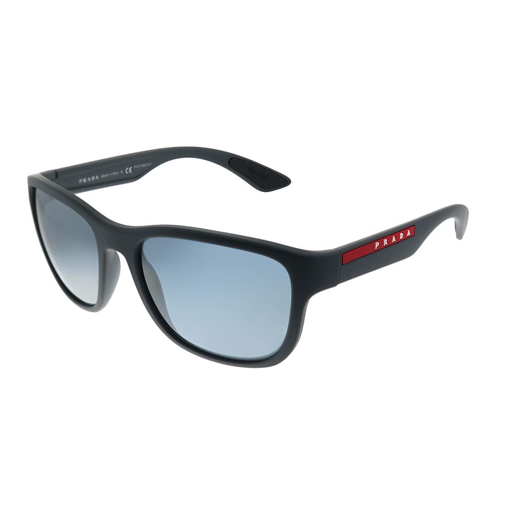 Prada Linea Rossa Man Sunglass PS 01US Active -  Frame color: Grey Rubber, Lens color: Grey Mirror Black