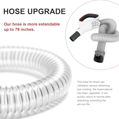 Image of Vacuum Replacement Part Hosehandle for Shark Rotator Professional Lift-Away Shark Vacuum Accessories Fit for Models NV500, NV501, NV502, NV503, NV504, NV505, NV510, NV552, UV560
