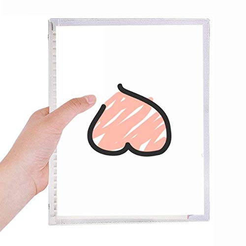 Carnet à dessin rose Just Peach pour croquis de voyage et notes