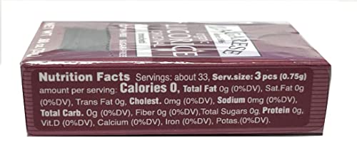 Zagarese Organic Licorice Extract Original, In Flip Top Box, 0.88 Ounce, Set Of 3 Items #TOP4