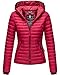 Produktbild Navahoo Damen Übergangs Stepp Jacke mit Kapuze B348 [B348-Kimuk-Fuchsia-Gr.S]