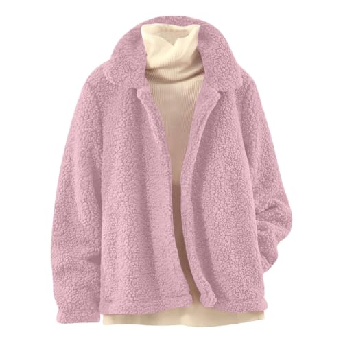 Sherpa Fleece Jacket Women Thermal Faux Shearling Oversized Jacket - image 5