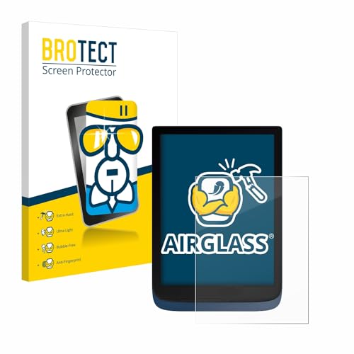 brotect Glass Screen Protector Film compatible with Vivlio InkPad 3 - Glass-Foil 9H Protection [Scratch Resistant, High Clarity]