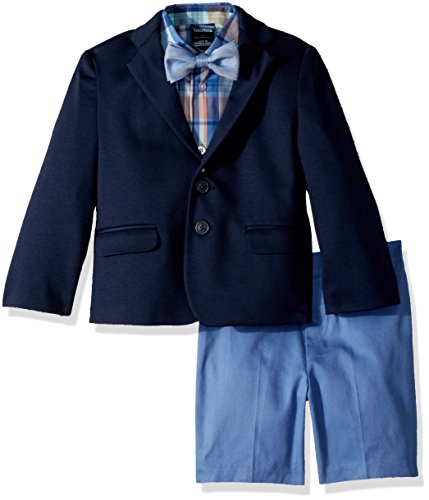 Image of Nautica Boys' Suit Set with Jacket, Pant, Shirt and Tie