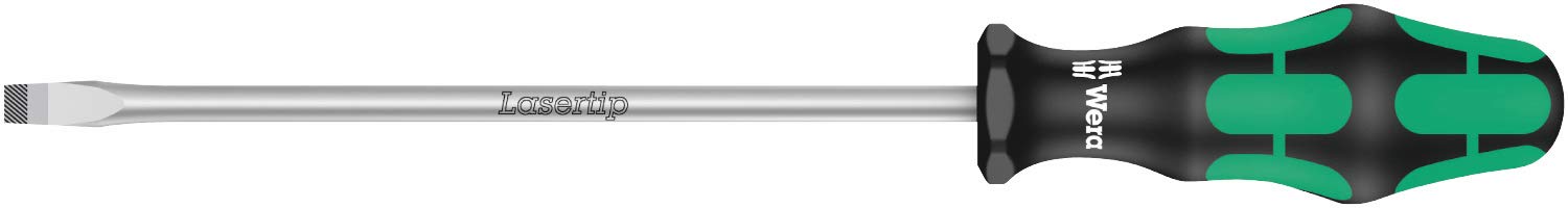 Wera 05110011001 334 Kraftform Plus LaserTip Screwdriver Slotted 1...