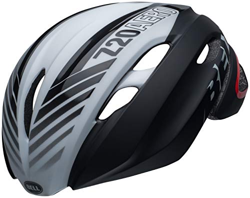 BELL Z20 Aero MIPS Adult Road Bike Helmet - Blower Matte/Gloss Black/White/Crimson (Discontinued), Small (52-56 cm)