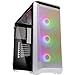 Phanteks Eclipse P400A Digital ATX Mid-tower (PH-EC400ATG_DWT01), Mesh Front Panel, Tempered Glass, Digital-RGB, White