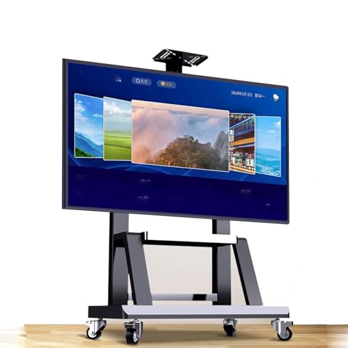 Soporte móvil para TV de piso para pantallas 40-100" miniatura 1