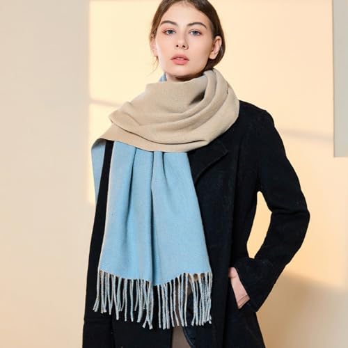Winter Scarf Faux Cashmere Fashion Accessory Soft and Cozy， Long Scarf,Outdoor and Scarf，2