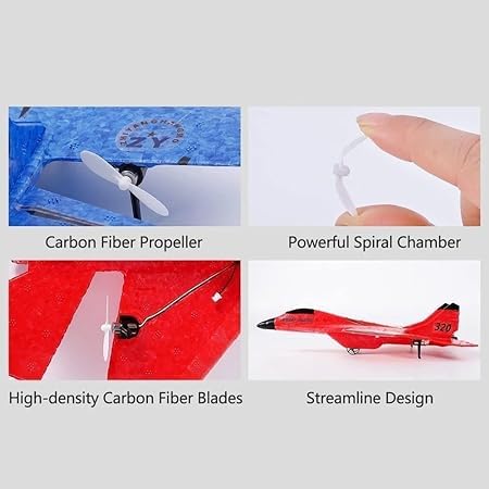 Image of Rc Airplanes, Remote Control Airplanes Glider 2.4 GHZ, Easy to Fly Remote Control Fighter, Epp Foam Rc Aircraft with Automatic Balance Gyro for Kids /Adult Kids(Multicolor)