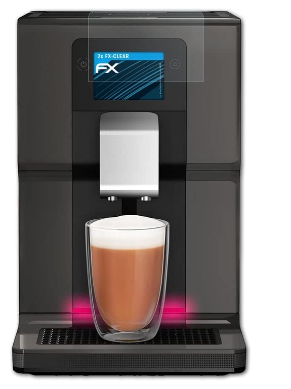 Screen Protection Film compatible with Krups Intuition Preference+ EA875E Screen Protector, ultra-clear FX Protective Film (2X)