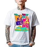 Art Society Radio Raheem 80s White TEE Shirt Mens SMALL-5XLARGE Limited Edition Made in USA (Radio Raheem 80s White TEE Shirt, US, Alpha, 5X-Large, Regular, Regular)