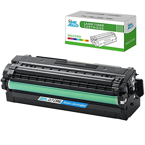 InkJello Remanufactured Toner Cartridge Replacement for Samsung CLP-680DW CLP-680ND CLX-6260FR CLX-6260FW Samsung CLX-6260ND CLT-C506L (Cyan)