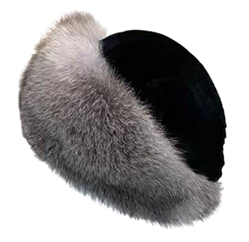 BF-CAP BigForest Damen Mädchen Russische Cossack Stil Kunstpelz Mütze Winter Beanie Ushanka Skimütze, a, Einheitsgröße, UKWTHAT064 Cover