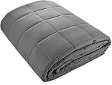 viceroy bedding Weighted Blanket - Premium Material 100% Cotton - Autism Sensory Heavy Weight Blanket for Sleep, Reduces Anxiety, Insomnia (155cm x 200cm - 11.3 kg (25lb))