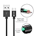 Spater 5-Pack 7-Inch Micro USB Cable, Fast Charging, Compatible with Samsung, HTC, Motorola, Nokia, Android, and More