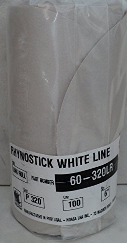 Buy Indasa 6" Rhynostick Whiteline PSA Solid Sanding Link Roll Discs, 60-LR Series 320