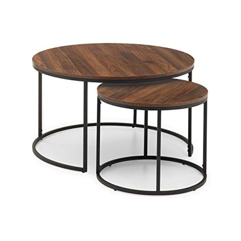 Julian Bowen Bellini Walnut Nesting Tables Cover