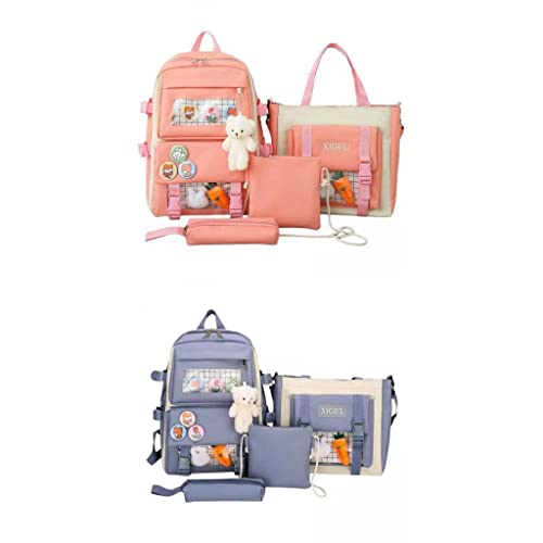 Sharplace Mochila Conjunto de 4 Mochilas Escolares Bandolera Mochilas Escolares para Adolescentes