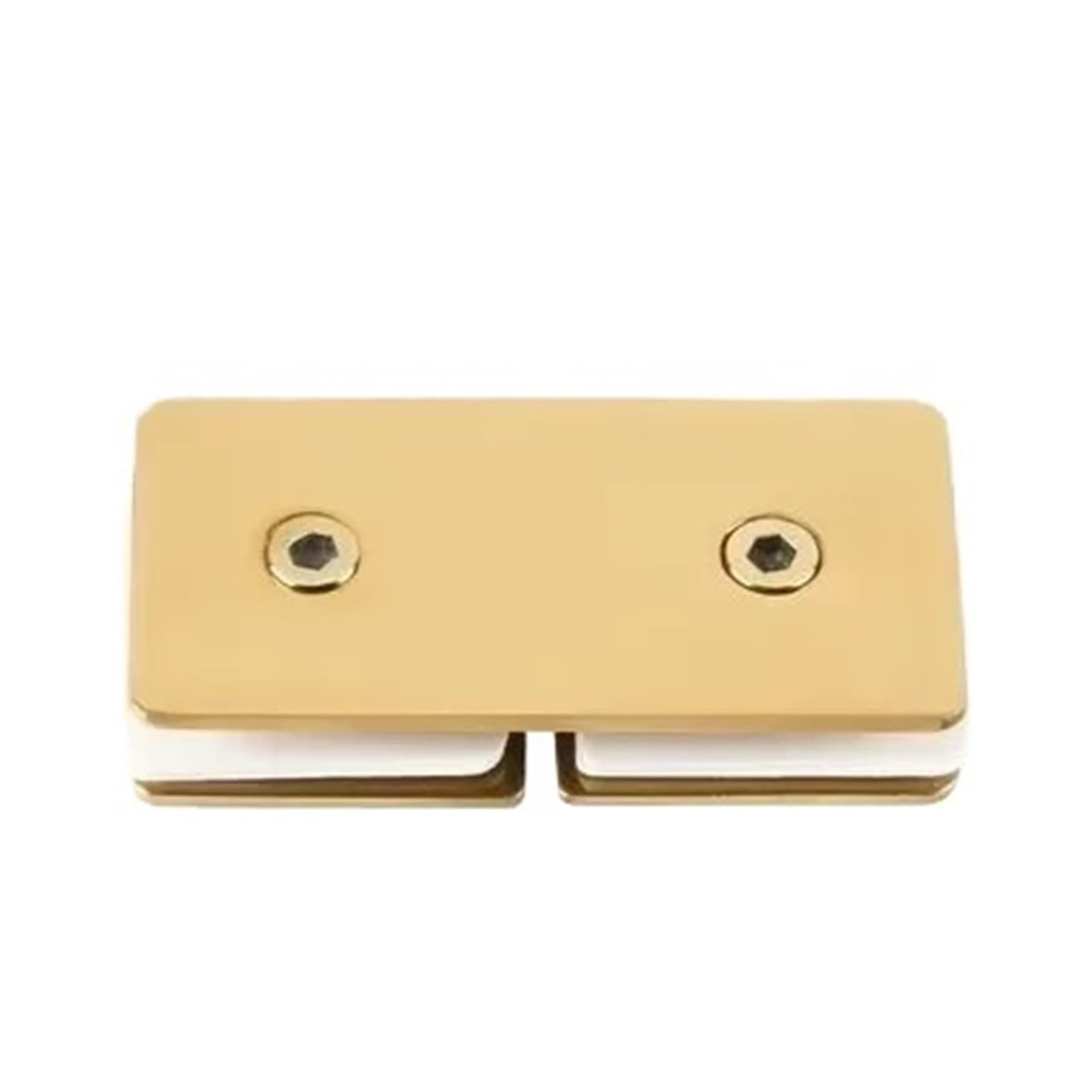 Bathroom Glass Door Hinges Stainless Steel Frameless Glass Door Hinge 90 Degrees of Bathroom Clamp Folding Clip Hinges(Color 7)