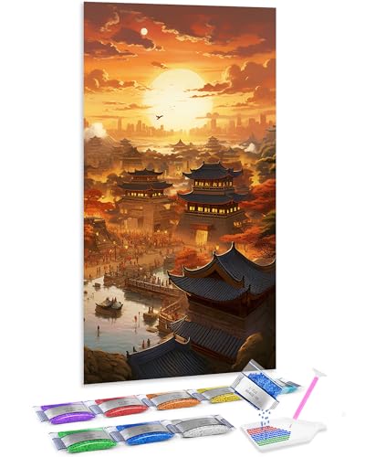 Kit de diamond painting 5D de Jumpdot, el regalo ideal de manualidades de 70x40 cm para adultos