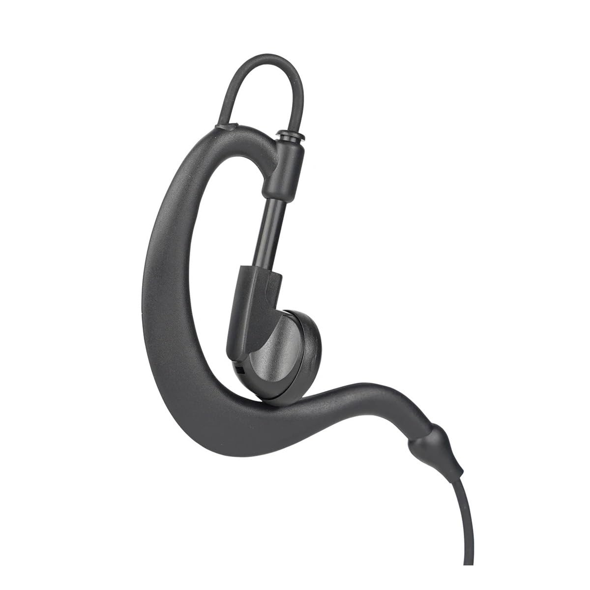 EEY002 Auricular for Gancho for la Oreja de 3,5 mm, Auricular de una Sola Aguja for micrófono PTT, Apto for RETEVIS RT22P RT622P RB619 RB19 B63S B3S(10 pcs)