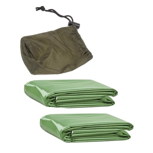 Kisangel 1 Set Camping Emergency Blanket Thermal Survival Blankets for Outdoor Activities Lightweight Compact for Hiking Cycling and Emergency Situations