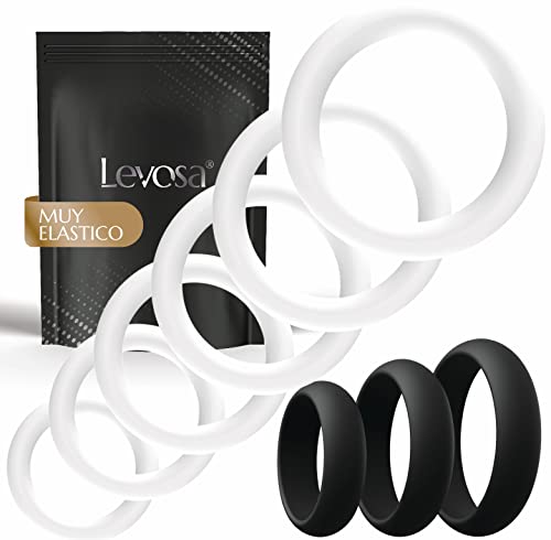 Levosa® Anillos para Pene - Juego de 9 Anillos para el pene y testículos - Juguetes Sexuales para el Hombre - Anillo pene