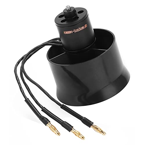 Alomejor 30 Mm EDF 6 Blatt -Laufrad MIT QF1611-14000KV 2‑4S Bürstenloser Motor 16x25 Mm für RC Flugzugug