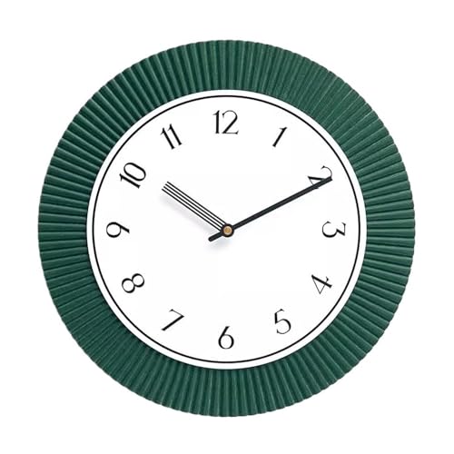 Dh2yjnbf3 Cocina El Nuevo Reloj Minimalista y Creativo for Colgar en la Pared es Adecuado for Salas de Estar, Estudio dormitorios Decoración del hogar(Green)