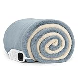 電気毛布 ひざ掛け 電気ブランケット DRMTYGG002 (ブルー)