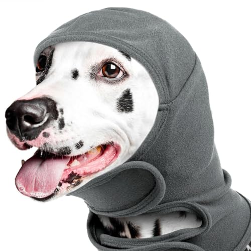 Bandeau pour Chien | Cagoule apaisante Coupe-Vent - Soin des Oreilles pour Chien - Chapeau apaisant | pour Chat et Chiot Lors du toilettage, Le Bain, Le séchage, la Natation, l'orage, la Marche