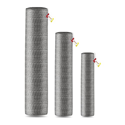 Seiletech.de Brise-vue 60 g/m² - Hauteur : 100 cm - 100 m - Valeur d'ombrage 55 % - Gris - Bandes brise-vue - Pour balcon, jardin, terrasse - Protection contre le vent - Clôture de jardin - 1 m