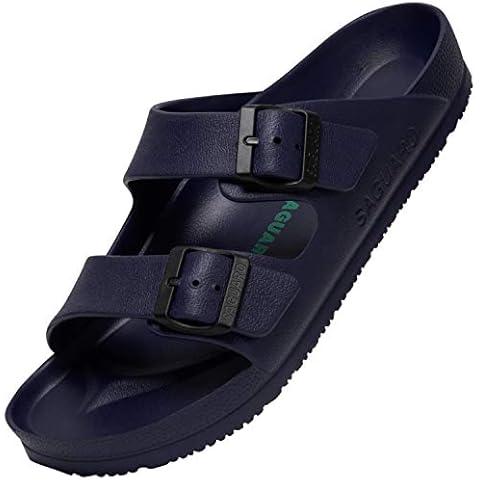 Herren Bequeme Pantoffeln Atmungsaktiv Soft Damen Clogs Sommer Luftig Slippers EVA Rutschfest Flexibel Komfort Sohle Flache Beiläufig Mode Bades Hausschuhe Drinnen Draußen Cover