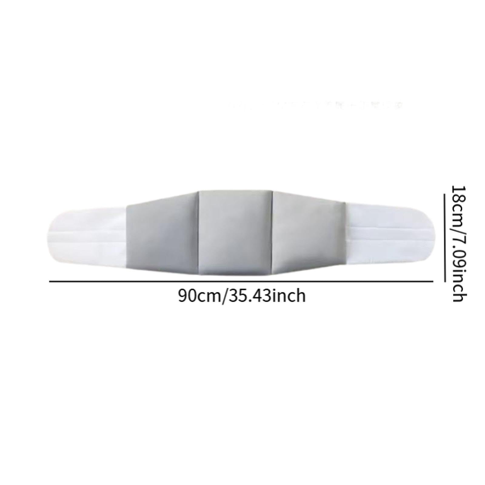Cuscino Supporto Lombare Cuscino Laterale Sostegno Zona Lombare per Riposo Notturno Rotolo Ergonomico per Sedia E Letto Ufficio Fascia Elastica Spande, M