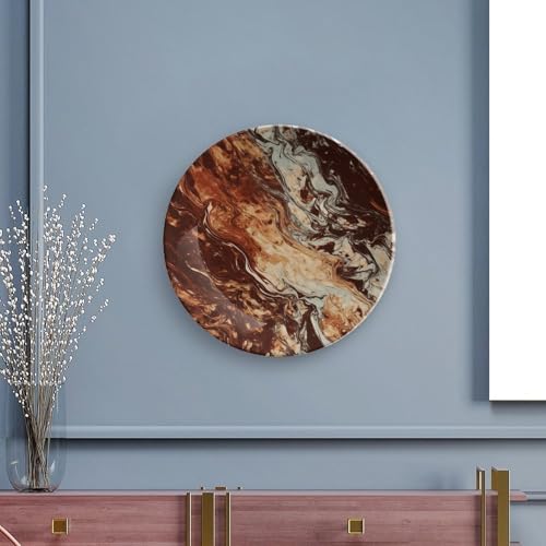 Plato Decorativo de Porcelana Ósea con Soporte 7 pulgadas miniatura 5