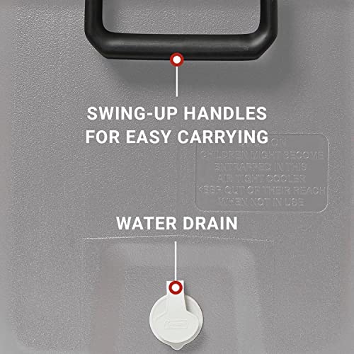 Image of Coleman Classic Series Insulated Portable Cooler, Leak-Resistant Outdoor Hard Cooler Keeps Ice up to 5 Days, 52 /70 /120 /150 Quart