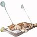 Amaca per Gatti Amaca Gatto con Ventosa, Piccoli Animali Cestino Battente Struttura Stabile, Adatto per Animali Domestici per Rilassarsi, può sopportare 15 kg
