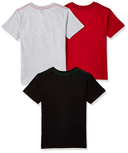 Image of Marvel By Kidsville Official Avengers Merchandise Boys Half Sleeves Round Neck Graphic Printed Regular Fit Pure Cotton T-Shirt Pack of 3