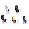 570-0008-02 Fisheye Lens for iPhone, iPad, Samsung, etc. 3-in-1 Clip-on Selfie Lens, 3-Piece Set 180  Fisheye Lens, Wide Angle Lens, Micro Lens Portable Lens Camera Lens