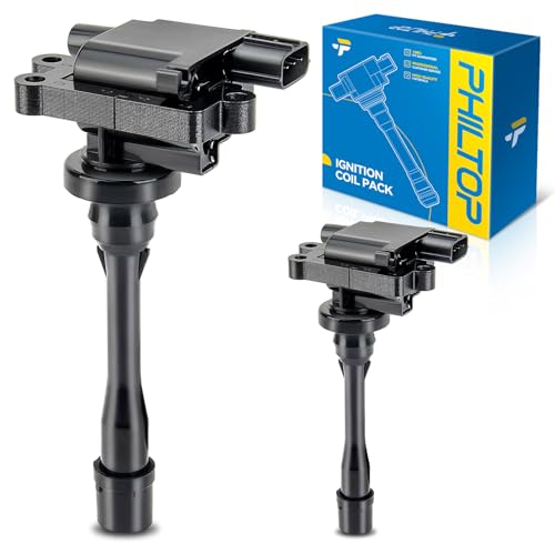 Image of PHILTOP UF295 Ignition Coil Pack, Compatible with 2002-2007 Lancer, 1998-2003 Galant, 2001-2005 Stratus Sebring, 2000-2005 Eclipse, 2003 Outlander, 1997-2002 Mirage