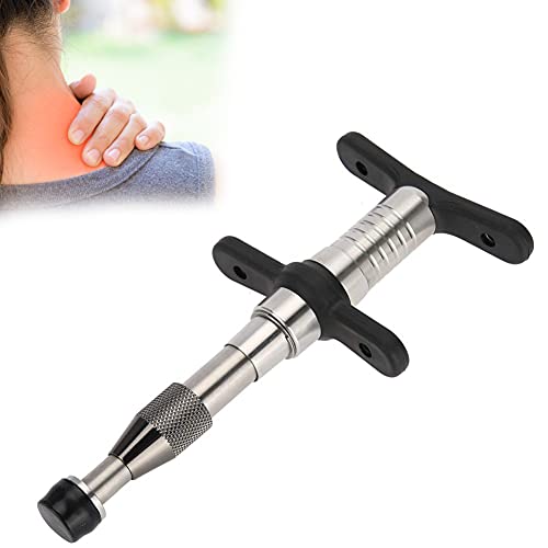 ZJchao Spine Correction Machine, Intensity Correction Massager Spine Correction Gun Manual Care Tools Spine Chiropractics Adjuster Spinal Massager Chiropractic Adjusting Tool