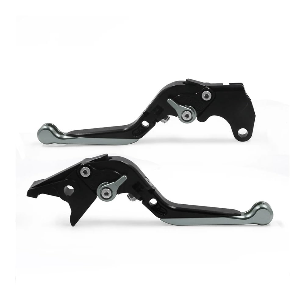 Zdgxfhsrh Bkgybkgy Motorcycle Brake Clutch Levers For Ya&Maha Yzfr6 Yzf R6 Yzf-R6 1999 2000 2001 2002 2003 2004 Motorcycle Accessories Extendable Adjustable Brake Clutch Levers(Bkgybkgy)