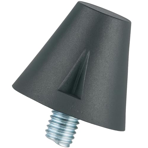 Markwort Football Cleats 5/8-Inch Poly Tip External Post Thread (100 pieces in each bag) , Black