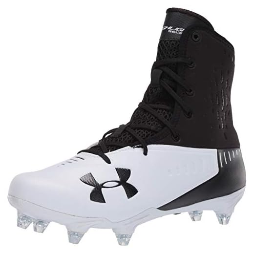 Under Armour Men's Highlight Select Football Shoe, Black/White, 12 W US
