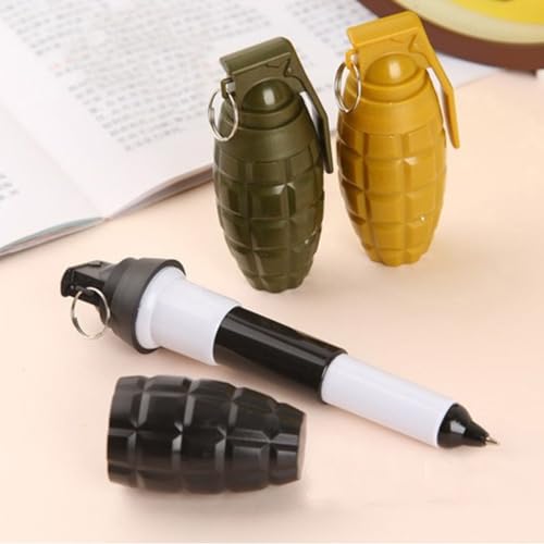 1 Pc Papeterie En Forme De Grenade Stylo À Bille Rétractable Stylo À Bille Étudiant Prix Fournitures Scolairesbien traité.